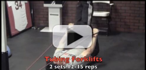 tubing forklifts exercise