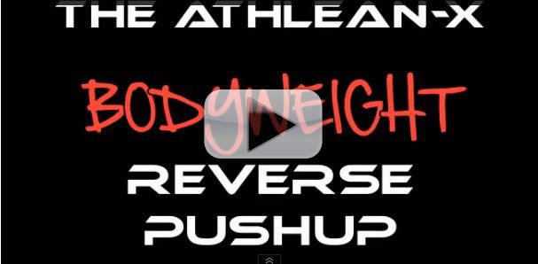 reverse bodyweight pushup