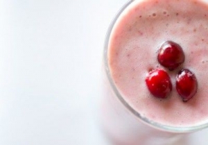 cranberry smoothie