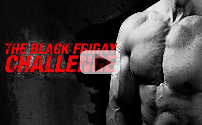 black friday workout challenge