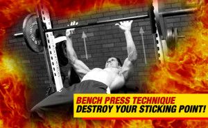 bench press sticking point