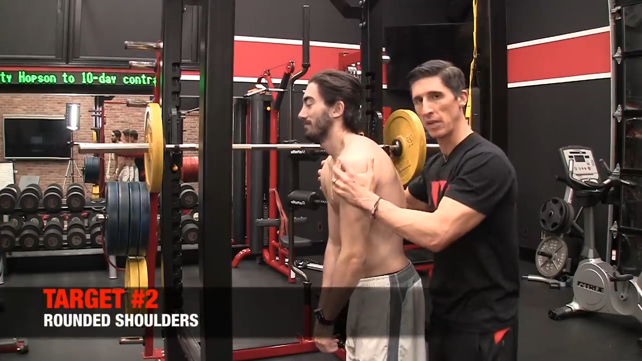 rounded shoulders posture problem