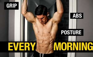 best morning routine every day whether you workout or not, grip strength, ab strength and posture