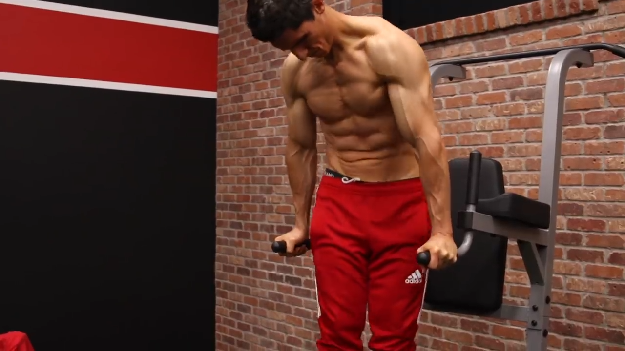 corkscrew exercise for serratus and obliques