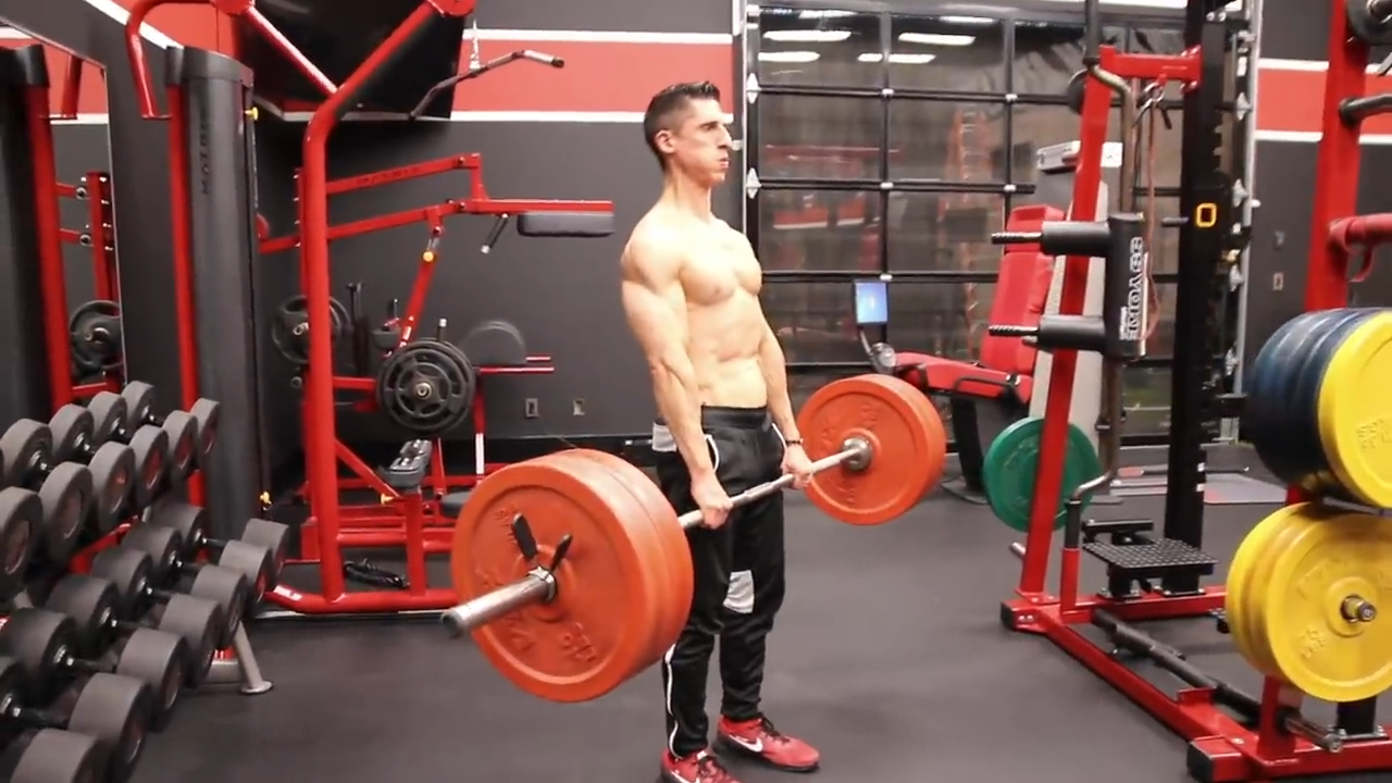 barbell deadlift exercise