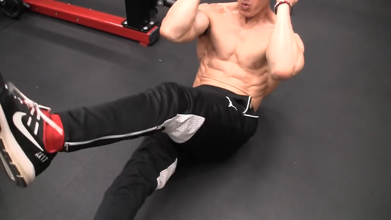 scissor v up abs exercise