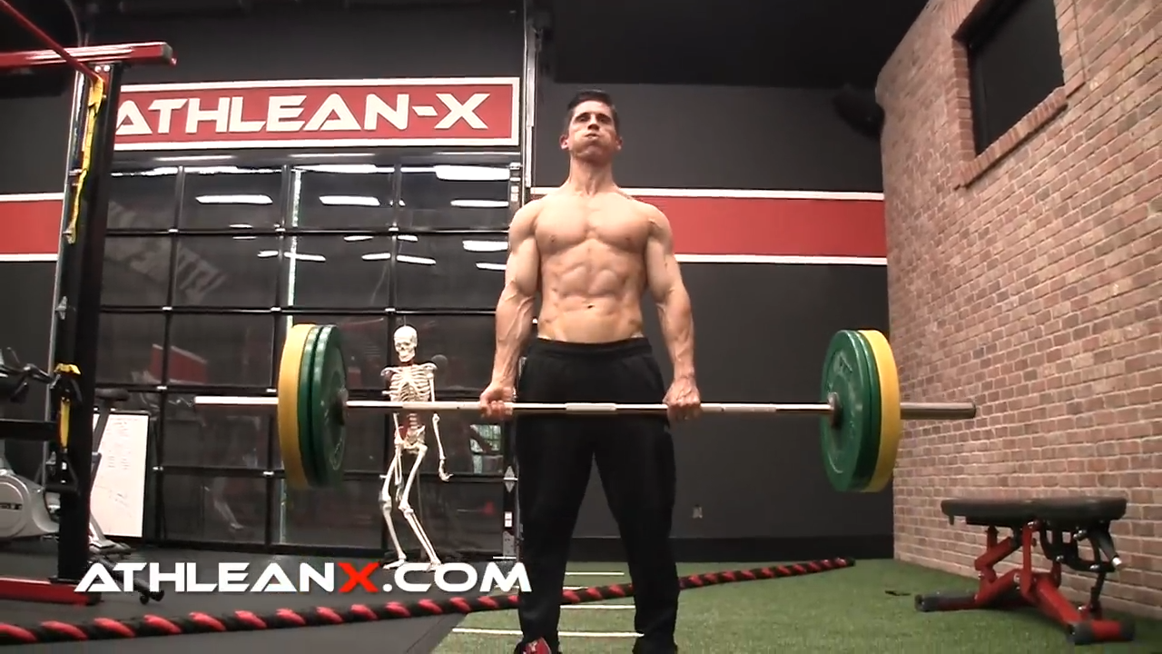 barbell deadlift