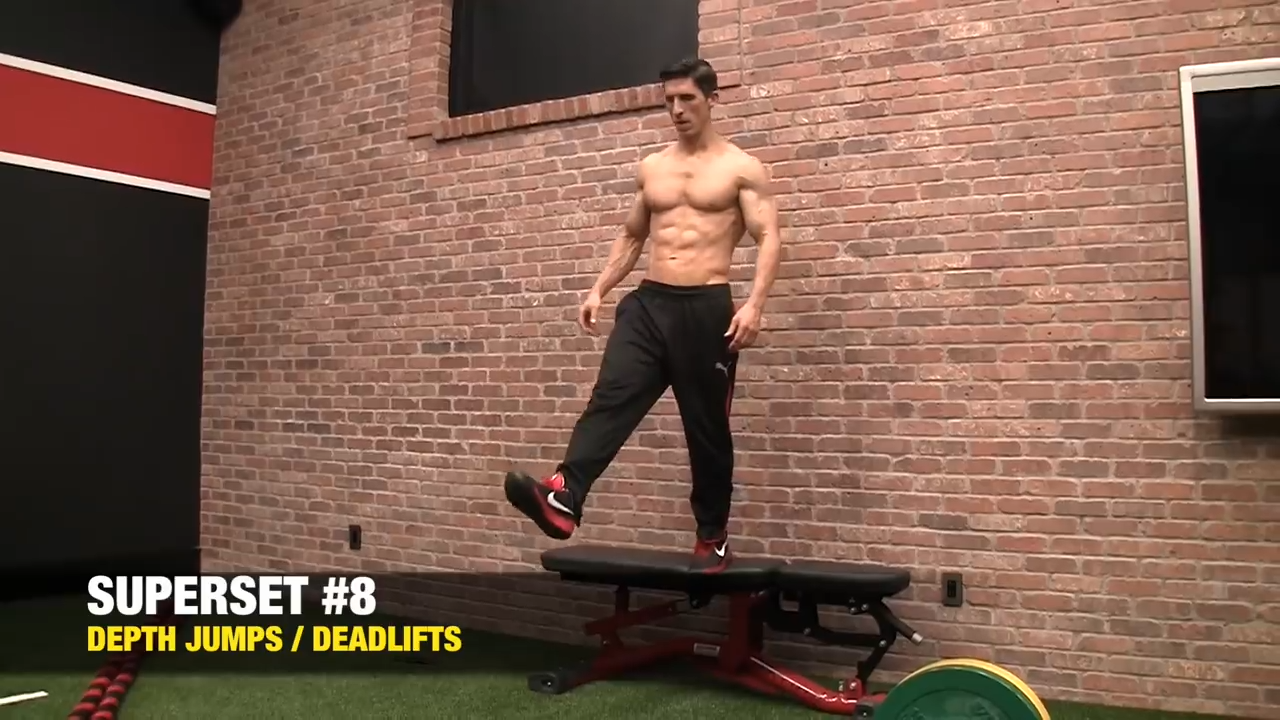 depth jump exercise