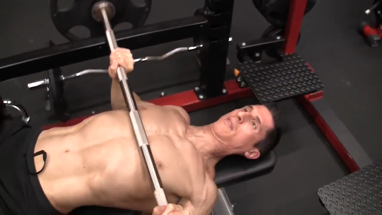 barbell bench press for chest