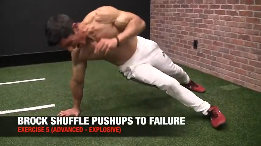 brock shuffle pushups