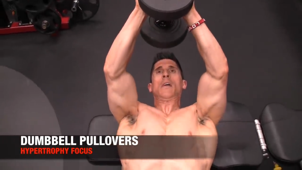 dumbbell pullover exercise for back hypertrophy