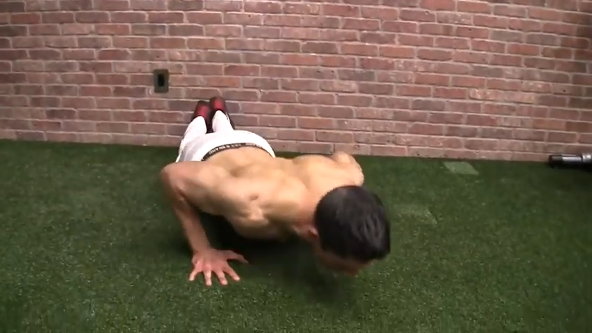 lateral knee plyo pushups