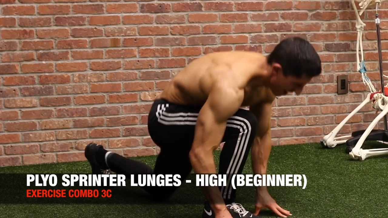 plyo sprinter lunges high