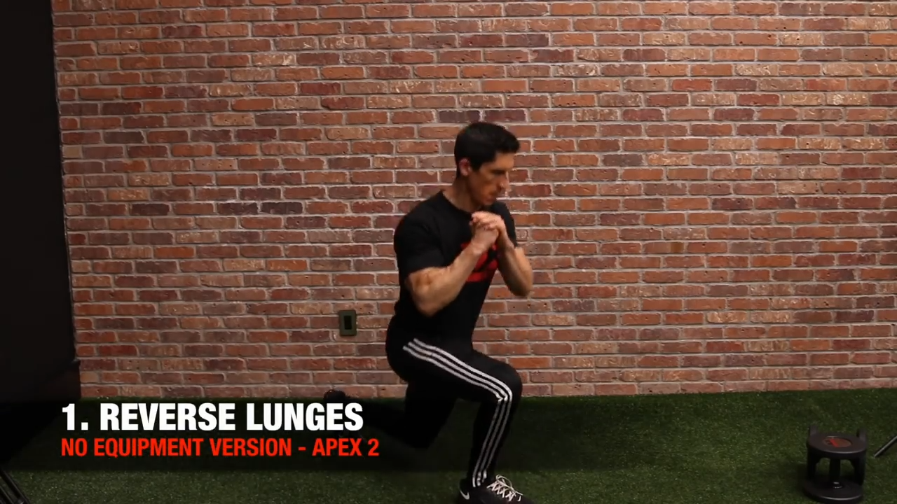 bodyweight reverse lunge