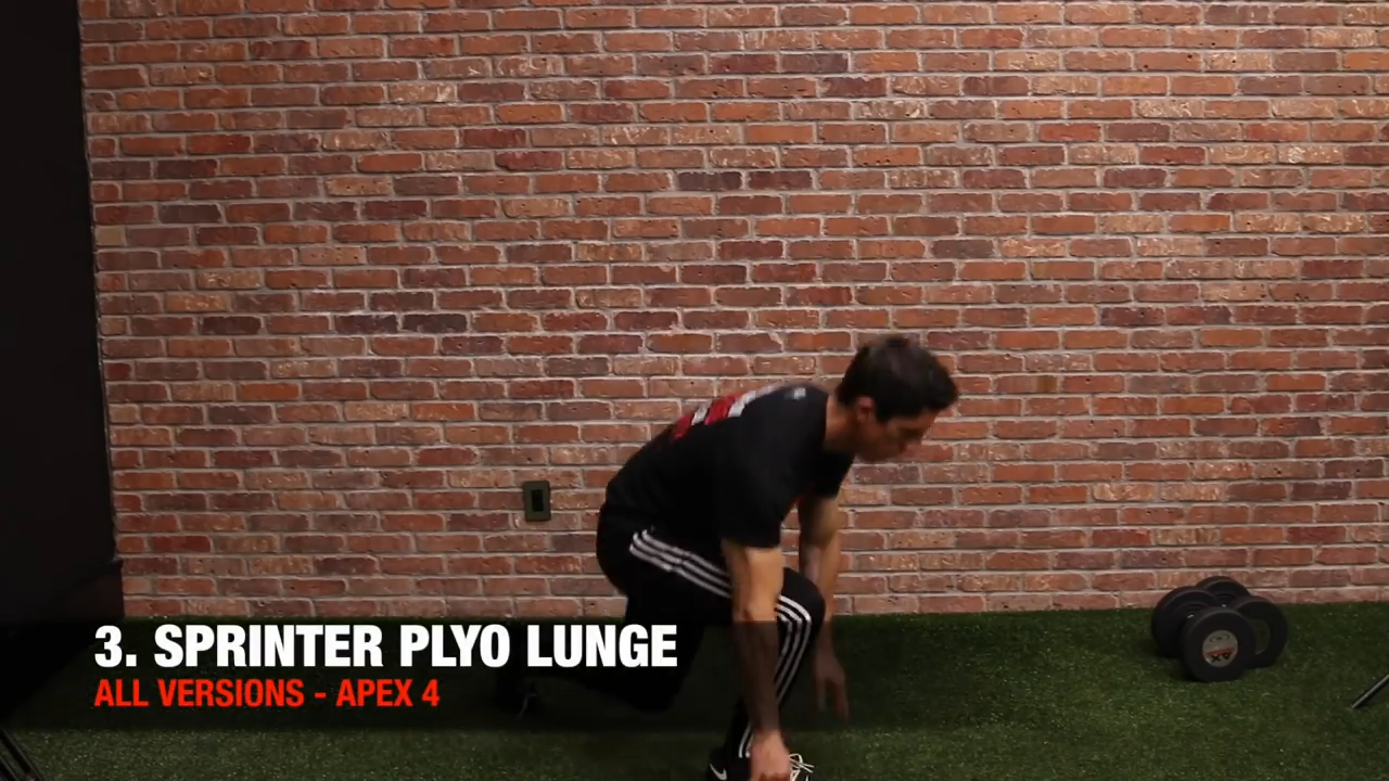 sprinter plyo lunge