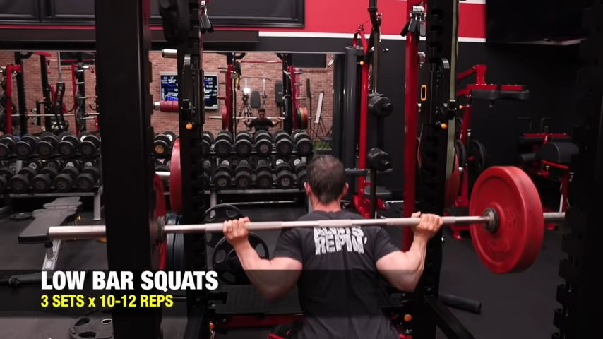 low bar squat