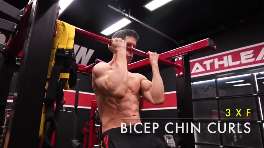 bicep chin curls