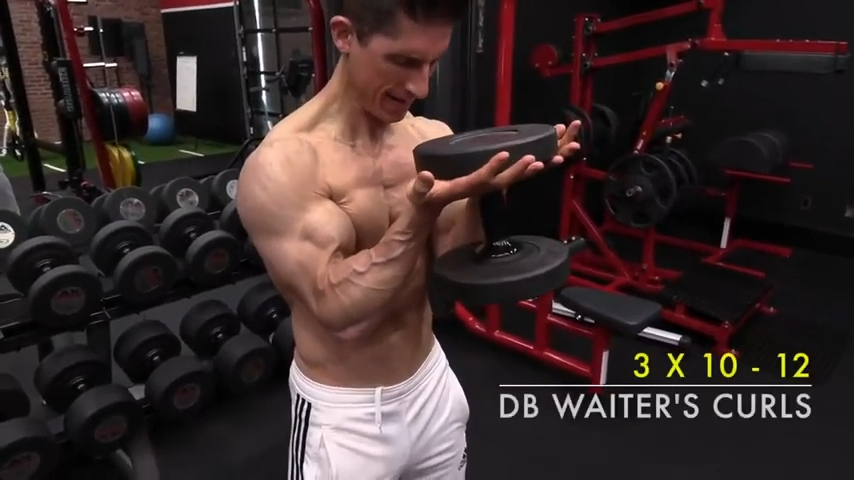 dumbbell waiters curls