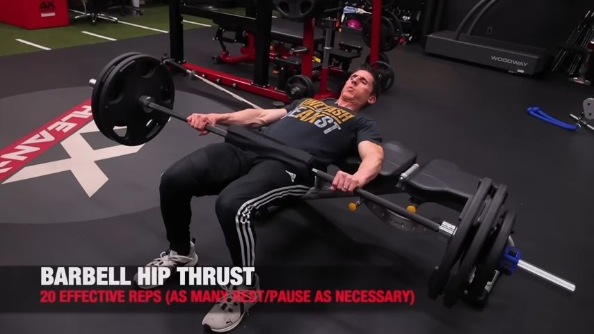 barbell hip thrust