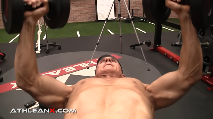 dumbbell bench press