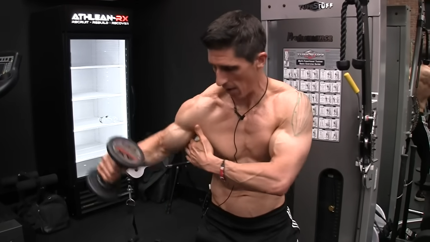 external rotation in lateral raise