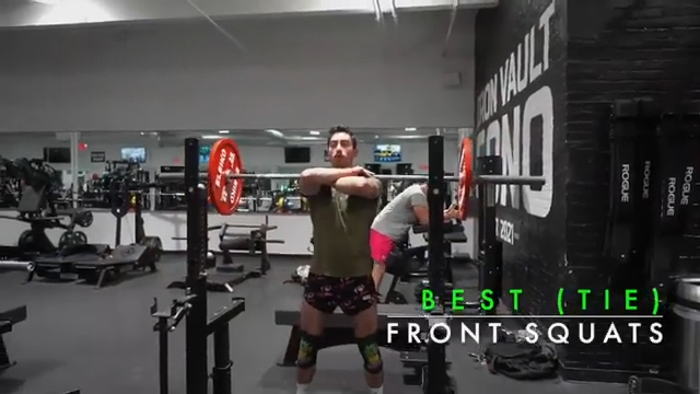 barbell front squat